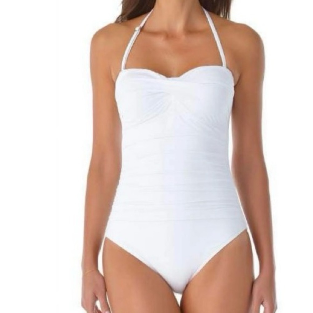 Anne Cole White Swimsuit